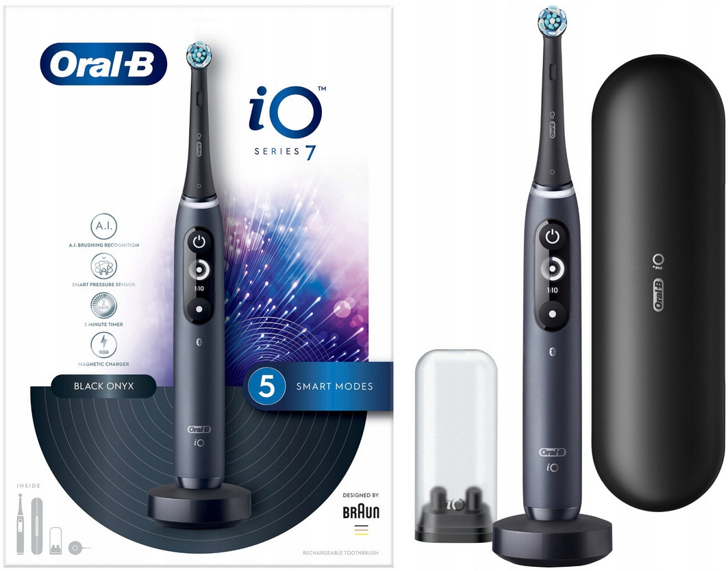 ORAL-B IO Serie 7 Spazzolino elettrico nero onice