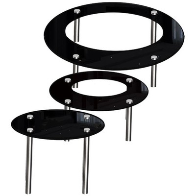  3pcs Acryl -Display Riser Party Dessert Stand Acryl Cupcake Stand Cake Display