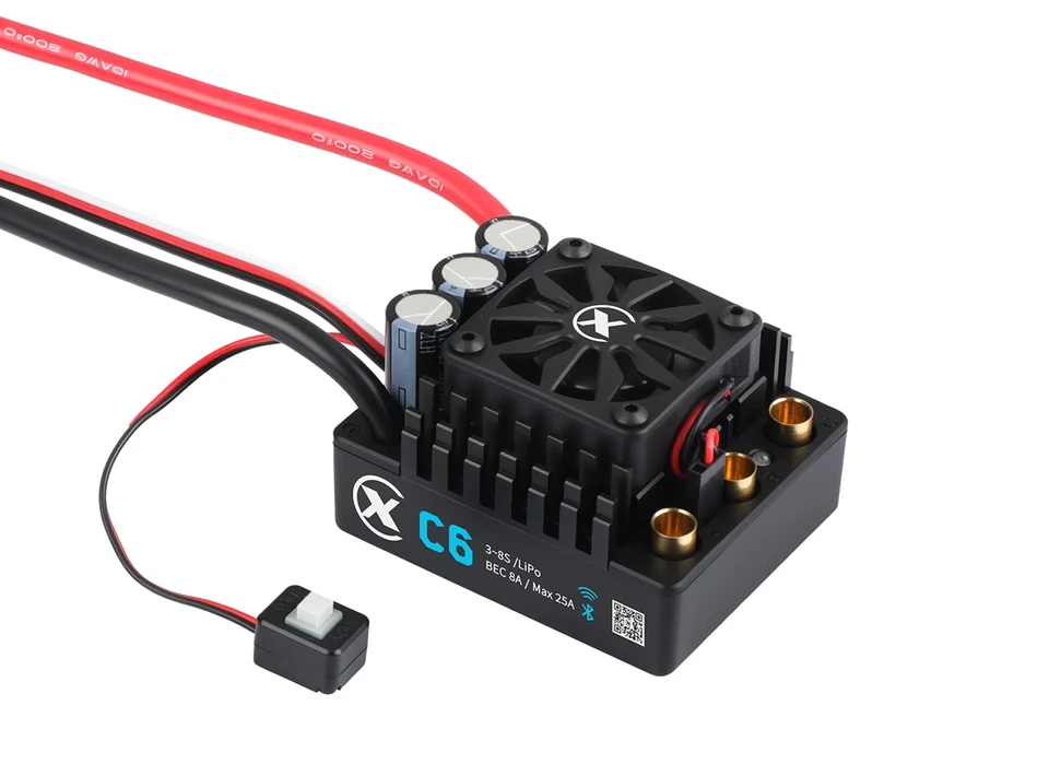 XC C6 ESC 200A 3-8S LiPo 33.6V for RC Brushless Motor 1/8 1/7 Car - Image 2 of 4