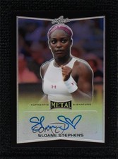 2016 Leaf Metal Black Prismatic 7/7 Sloane Stephens #BA-SS1 Auto 0e61