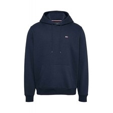 Image of Tommy Jeans | DM20742 Regular Core Small Flag Logo Fleece Overhead Hood Top
