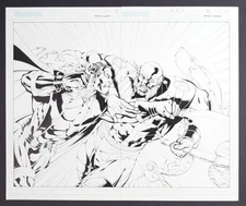 Original Art The First #36 (2003) Pgs 14-15 by Marat Mychaels & Armando Durruthy