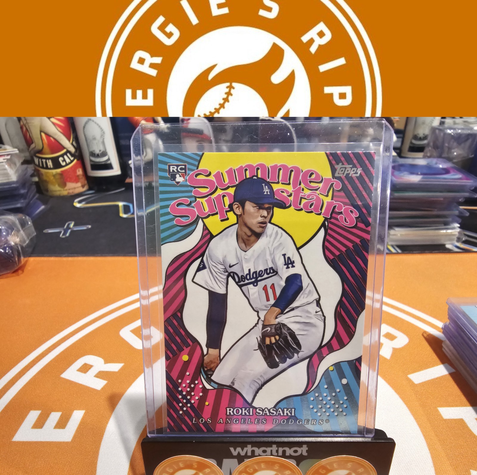 Roki Sasaki #SS-41 Baseball Cards 2025 Topps Summer Superstar trading card — raw and PSA graded price guide