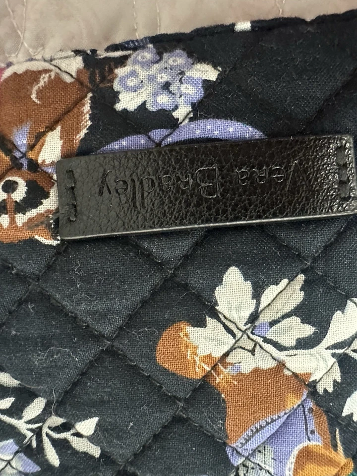 Bandolera Vera Bradley Triple Cremallera Hipster Feliz Travesura Invierno Ciervo Retirado Difícil de Encontrar Foto 3 de 4