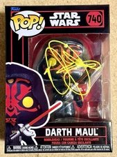 Ray Park Signed Star Wars Sith Darth Maul Funko Pop! #740 With PSA/DNA COA