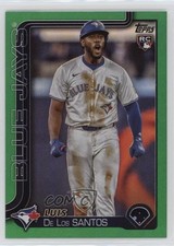 2025 Topps Series 1 Green Rainbow 36/99 Luis De Los Santos #13 16wc