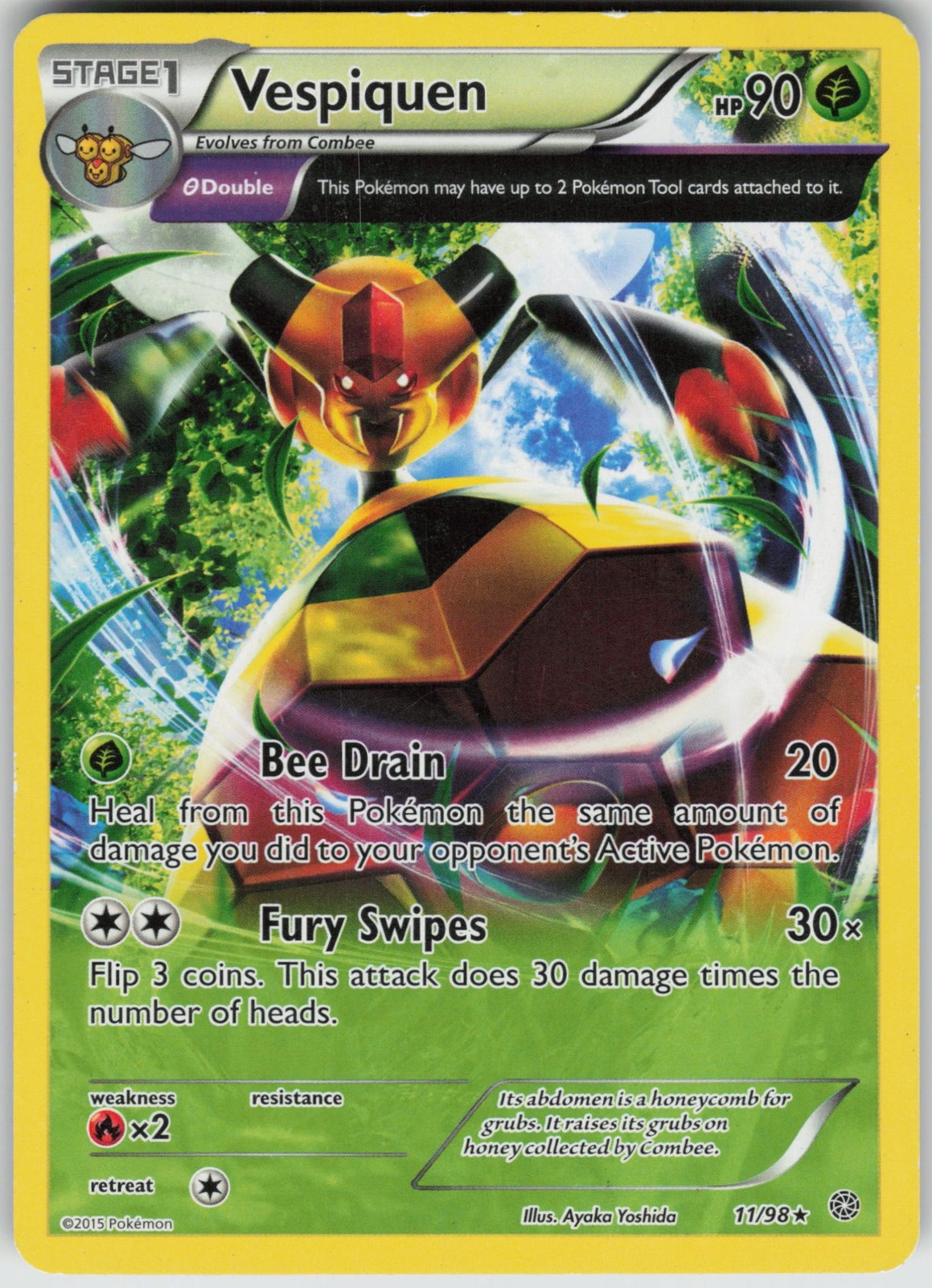 Vespiquen (11) XY - Ancient Origins [AOR - 11/98] Pokemon LP