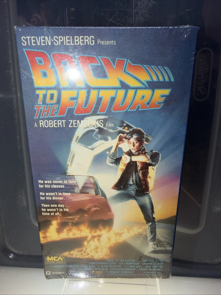 🔥 Back to The Future VHS 1986 Watermarks Yellow MCA Logo New Sealed🔥 Foto 2 de 4