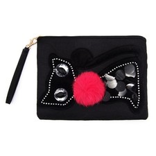 Black Cat Pouch (Black)