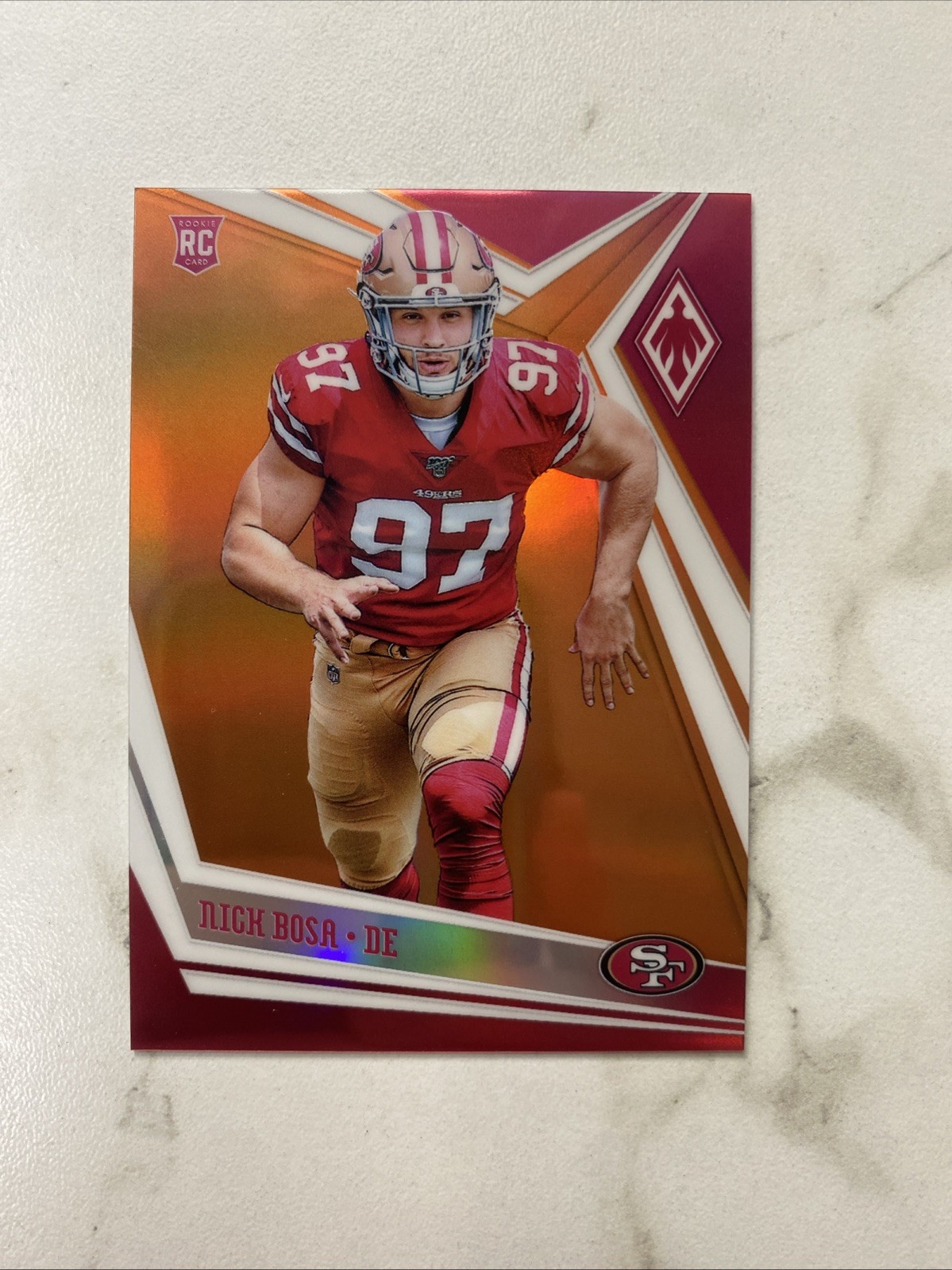 2019 Panini Phoenix - Rookies Nick Bosa #108 Orange /99 (RC)