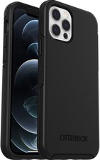 OtterBox iPhone 12 12 Pro Symmetry Case - Black - Wireless Charging Compatible