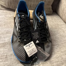 NEW Adidas Adizero Sprint Web Men's Size 12 Track Spikes Running Shoes B/W Blue