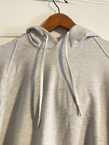 Lululemon Men’s Smooth Spacer Classic-Fit Pullover Hoodie Grey Size Large - Picture 4 of 12