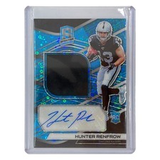 PANINI NFL Card SPECTRA PRIZM HUNTER RENFROW OAKLAND RAIDERS 30/75 #224 Free