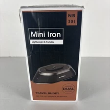 Newbealer Travel Mini Iron with Dual Voltage - 120V/220V Lightweight Dry Clothes