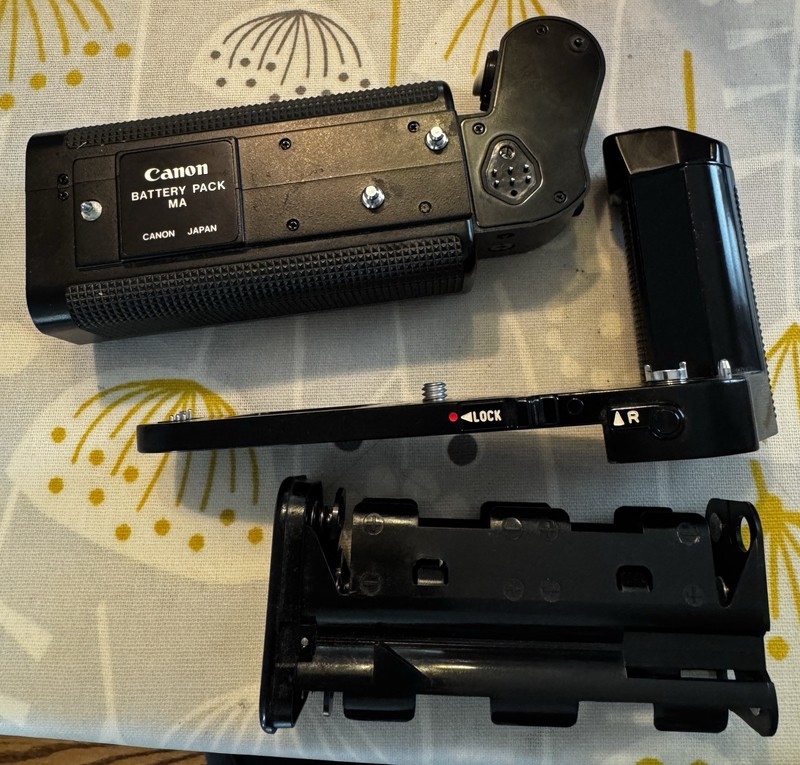 Canon Motor Drive MA Battery Pack For A-1 AE-1 Program JAPAN UNTESTED