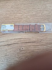 Hadley Roma 20MM tan alligator Grain watch band strap