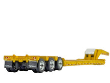 1/64 DCP YELLOW TALBERT TRI AXLE LOWBOY TRAILER