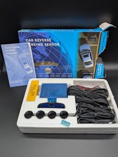 4 Parking Sensors LED Car Auto Backup Reverse Rear Radar System Alert Alarm Kit