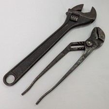 Crescent Channellock Tool Set Mens Os Black Used 12in Wrench 430 Pliers Usa Made