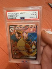 Pokemon CHARIZARD EX Rarissima 151 Ita PSA 10 Italian 183/165 Rare ITALIANO Top