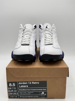 Buy Size 8.5 - Air Jordan 13 Retro Lakers online | eBay