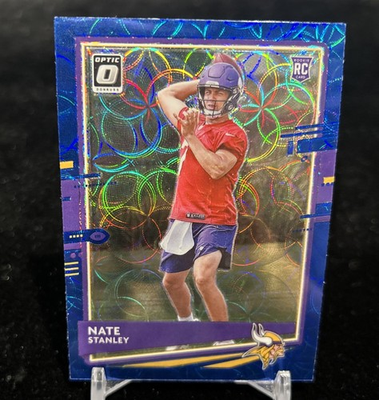#ad 2020 Panini Donruss Optic Rookies Nate Stanley #150 Blue Scope Prizm RC $0.99