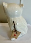 Northern Potteries Canada White Snowy Owl Figurine Ontario Canadian Ceramic Tag — photo 4