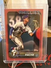 2024 Topps Series 2 - Cristian Pache #456 Pink /50