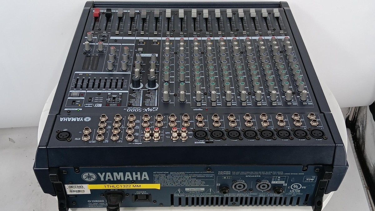 Yamaha EMX5000-12 Professional 12-Channel Powered Mixer – Fully