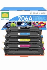 206A Toner Cartridges 4 Pack Compatible for HP 206 206A Color LaserJet Pro