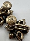 Vintage De Curtis 12kt Gold Filled Rhinestone Screw Back Earrings — photo 9