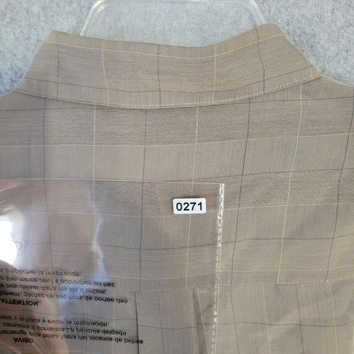 Consensus Sportswear Button Down Shirt Mens XL Short Sleeve Gray - Picture 9 of 9