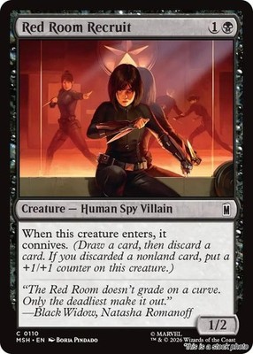 Red Room Recruit NM [MSH - 110]