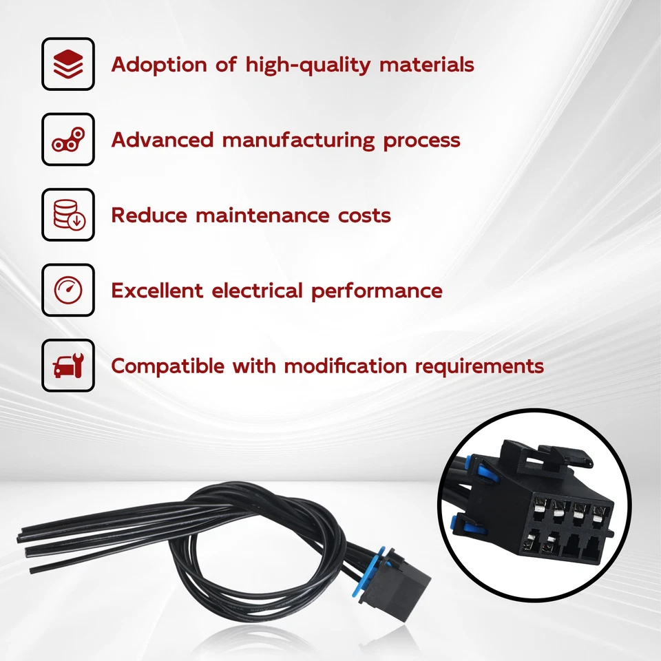 Plugue de fio de controle de velocidade ventilador climático aquecedor AC para 2007-2010 Pontiac G5 - Imagem 2 de 4