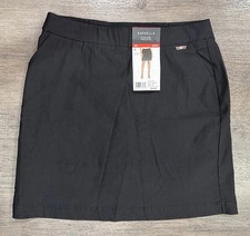  309 NWT RAFAELLA SKORT WOMENS BLACK /B LINING STRETCH ATHLETIC 59.00