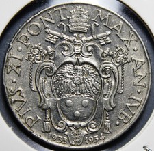 1933-1934 Vatican City 50 Centesimi - Pius XI Jubilee Archangel Michael