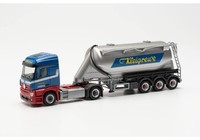 Herpa 316132 Mercedes-Benz Actros Streamspace 2.3 Eutersilo-Sattelzug Kleigrewe