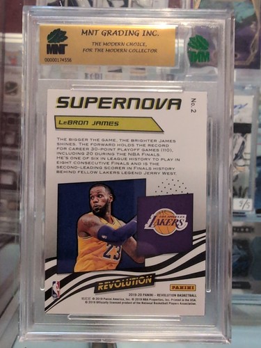 2019 Panini Revolution Lebron James Supernova MNT 9.5 - Picture 2 of 2