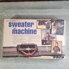 Bond Incredible Sweater Machine Chunky Knitting Machine w/ Accessories  Manuals