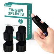 Trigger Finger Splint, 2pcs Finger Support Brace Mallet Finger Brace for Index,