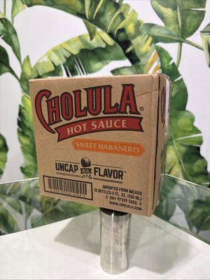 Cholula Sweet Habanero Hot Sauce 12 Pack of 5 Fl Oz Tropical Heat Condiment