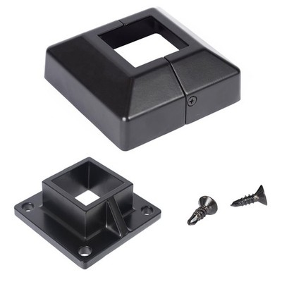 2'' Square Premium Base Flange and Covers Set for Home Improvement and Tools, ...
