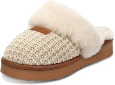 BEST SELLING WOMEN'S CLOVALUB Cozy Knit Slippers, Cream