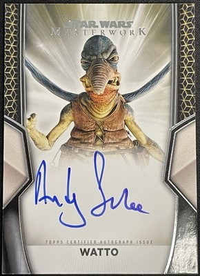 2025 Topps Star Wars Masterwork - Andy Secombe On-Card Autograph as Watto