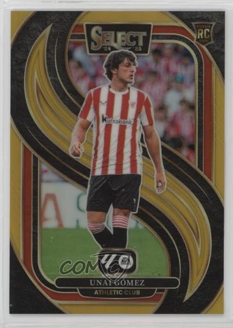 2024-25 Panini Select La Liga Mezzanine Gold Prizm 10/10 Unai Gomez Rookie RC