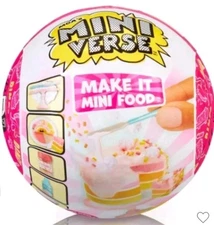Miniverse Make It Mini Diner Series 3 Miniature Food DIY Craft Kit *You Pick*