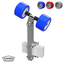 2 fois Rouleaux pendulaires aide à la mise à l'eau remorque pour bateau Ø 120 mm