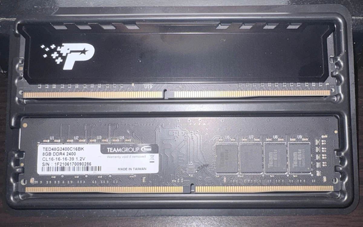 Team Group PC4-19200 (DDR4-2400) Bus Speed Computer RAM 8 GB