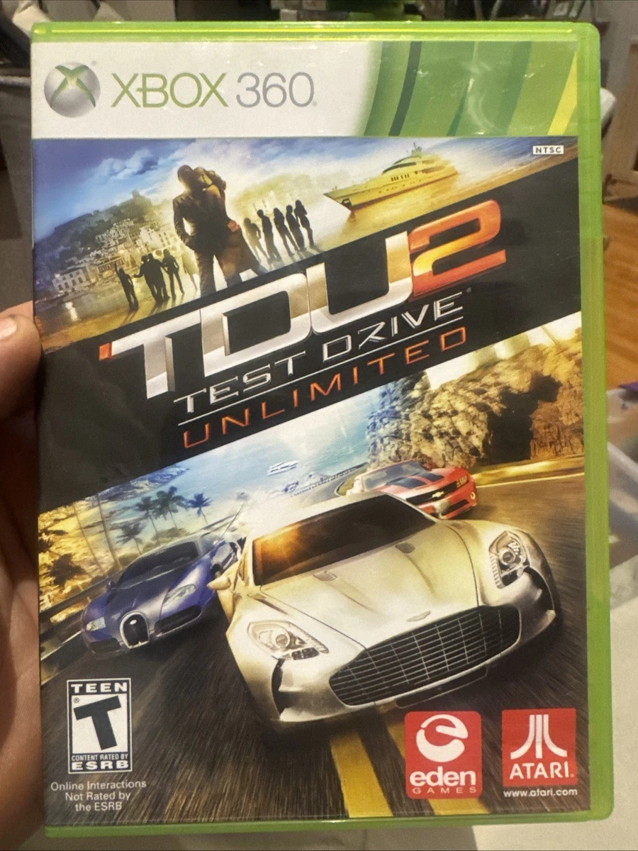 Jeu Test Drive Unlimited Classics - Xbox 360 - Version PAL Française - CIB (complet)